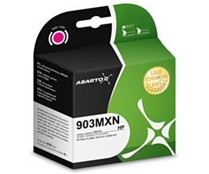 Tusz Asarto do HP 903MXN | T6M07AE | 825 str. | magenta