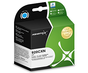 Tusz Asarto do HP 920CXN | CD972AE | 700 str. | cyan