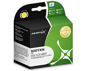 Tusz Asarto do HP 920YXN | CD974AE | 700 str. | yellow