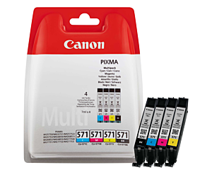 Tusz Canon CLI-571CMYK do Pixma MG-5750/6850/7750 | 4 x 7ml | CMYK