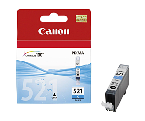 Tusz  Canon  CLI521C do  iP3600/4600, MP-540/620/630/980 | 9ml | cyan