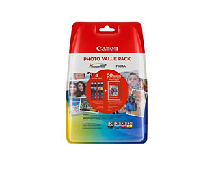 Tusz Canon CLI526 do MG-5150/5250/6150/8150  | 4x9ml | CMYK+papier foto 50szt