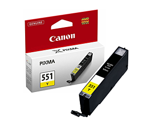 Tusz Canon CLI551Y do iP-7250, MG-5450/6350 | 7ml | yellow