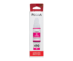 Tusz Canon GI-490 do Canon PIXMA G1400/G2400/G3400 | 70ml | magenta