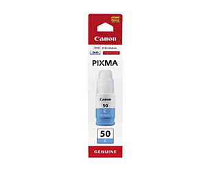 Tusz Canon GI-50 C do Pixma G5050/6050 | 7700 str | 9 ml | cyan