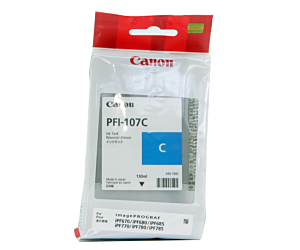 Tusz Canon PFI-107C do  iPF670/680/685/770/780/785 | 130ml | cyan