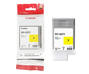 Tusz Canon PFI-107Y do iPF670/680/685/770/780/785 | 130ml | yellow