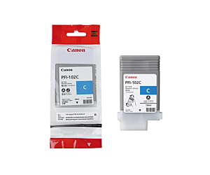 Tusz Canon  PFI102C do  IPF-500/600/700/710/720/750 | 130ml | cyan