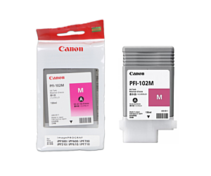 Tusz Canon PFI102M do IPF-500/600/700/710/720 | 130ml | magenta