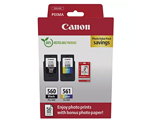 Tusz Canon PG-560/CL-561 + papier fotograficzny