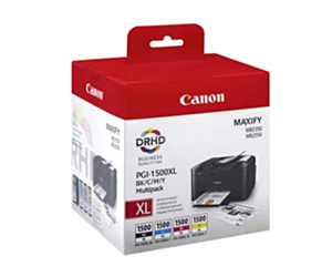 Tusz Canon PGI1500 MultiPack do Maxify MB2050/2150/2350 | CMYK/ | 4szt