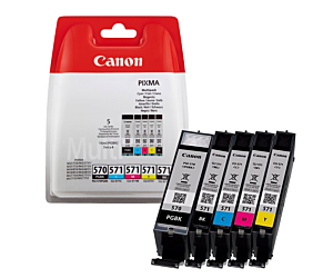 Tusz Canon PGI570/CLI571PGB do Pixma MG-5750/6850/7750 | CMYK