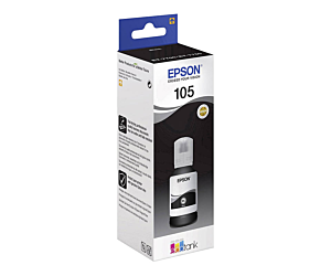 Tusz Epson 105 EcoTank  do   L7160/L7180 | 140 ml | black