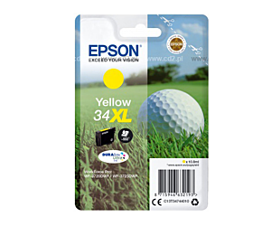 Tusz Epson 34 XL do WorkForce Pro WF-3720DWF/3725DW | 950 str. | 10,8ml | yellow