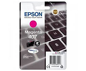 Tusz  Epson 407 do WF-4745DTWF | 20,3 ml | Magenta