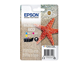 Tusz Epson 603 MultiPack do XP-2100/2105/2150/3155 | CMY | 3 x 2,4ml