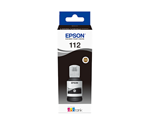 Tusz Epson ET112 do EcoTank L15150/L15160 | 7500str. | 127 ml | black