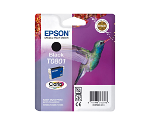 Tusz Epson T0801 do Stylus Photo R-265/285/360 RX560  | 7,4ml | black