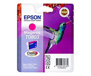 Tusz Epson T0803  do Stylus Photo R-265/285/360 RX560  | 7,4ml | magenta
