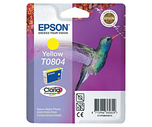 Tusz Epson T0804 do Stylus Photo R-265/285/360 RX560 | 7,4ml | yellow