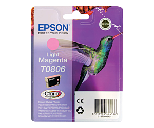 Tusz Epson T0806 do Stylus  Photo R-265/285/360 RX560  | 7,4ml | light magenta