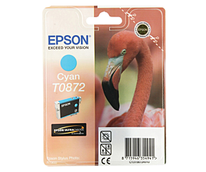 Tusz Epson T0872 do Stylus Photo R1900 | 11,4ml | cyan