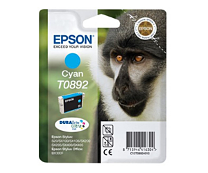 Tusz Epson T0892 do Stylus S20, SX-100/-105/-200/-205 | 3,5ml | cyan