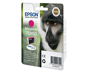 Tusz Epson T0893 do Stylus S20, SX-100/105/200/205 | 3,5ml | magenta