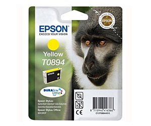 Tusz Epson T0894 do Stylus S20, SX-100/105/200/205 | 3,5ml | yellow