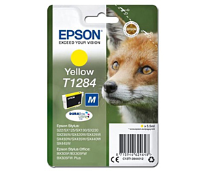 Tusz Epson T1284 do Stylus S22,SX-125/130/230/235W/420W | 3,5ml | yellow