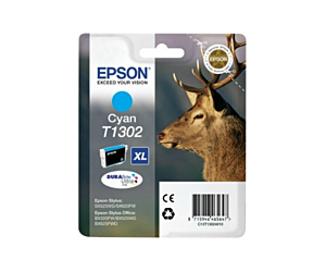 Tusz Epson T1302  do Stylus BX-525WD/535WD, SX620FW | 10,1ml | cyan