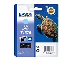 Tusz Epson T1575 do Stylus Photo R3000 | 25,9ml | light cyan
