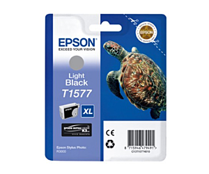 Tusz Epson T1577 do Stylus Photo R3000 | 25,9ml | light black