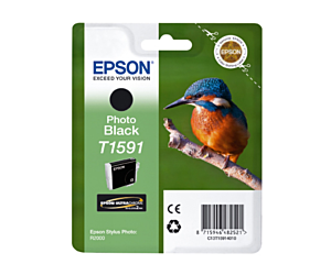 Tusz  Epson T1591 do Stylus Photo  R2000 | 17ml |  photo  black