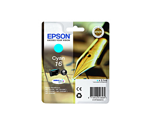 Tusz Epson T1622 do WF-2510WF/2520NF/2530WF | 3,1ml | cyan