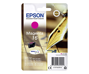 Tusz Epson T1623 do WF-2510WF/2520NF/2530WF | 3,1ml | magenta