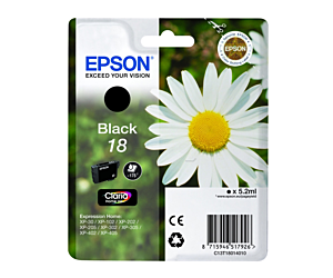 Tusz Epson T1801 do XP-102/202/302/305/402/405 | 5,2ml | black