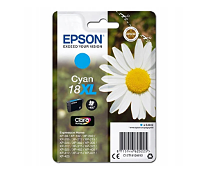 Tusz Epson T1812 do XP-102/202/302/305/402/405 | 6,6ml | cyan