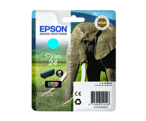 Tusz Epson T2422 do XP-750/850 | 4,6ml | cyan