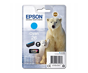 Tusz Epson T2612 do XP-600/700/800 | 4,7ml | cyan
