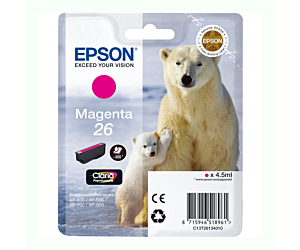 Tusz Epson T2613 do XP-600/700/800 | 4,7ml | magenta