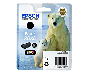 Tusz Epson T2621 do XP-600/700/800 | 12,2ml | black