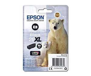 Tusz Epson T2631 do XP-600/700/800 | 8,7ml | photo black