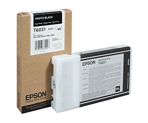 Tusz Epson T6031  do  Stylus Pro  7800/7880/9800/9880 | 220ml | photo black