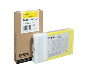 Tusz Epson T6034 do Stylus Pro 7800/7880/9800/9880 | 220ml | yellow