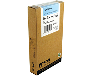 Tusz Epson T6035 do Stylus Pro 7800/7880/9800/9880 | 220ml | light cyan