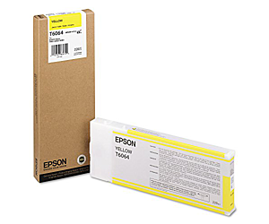 Tusz Epson T6064 do Stylus Pro 4800/4880 | 220ml | yellow
