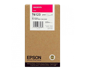 Tusz Epson  T6123   do Stylus Pro  7400/9400  | 220ml |   magenta