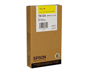 Tusz Epson T6124   do  Stylus  Pro 7400/9400 | 220ml |   yellow
