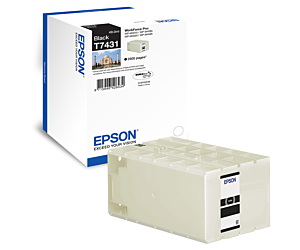 Tusz Epson T7431 do WP-M4015/M4595/M4525 | 49ml | black